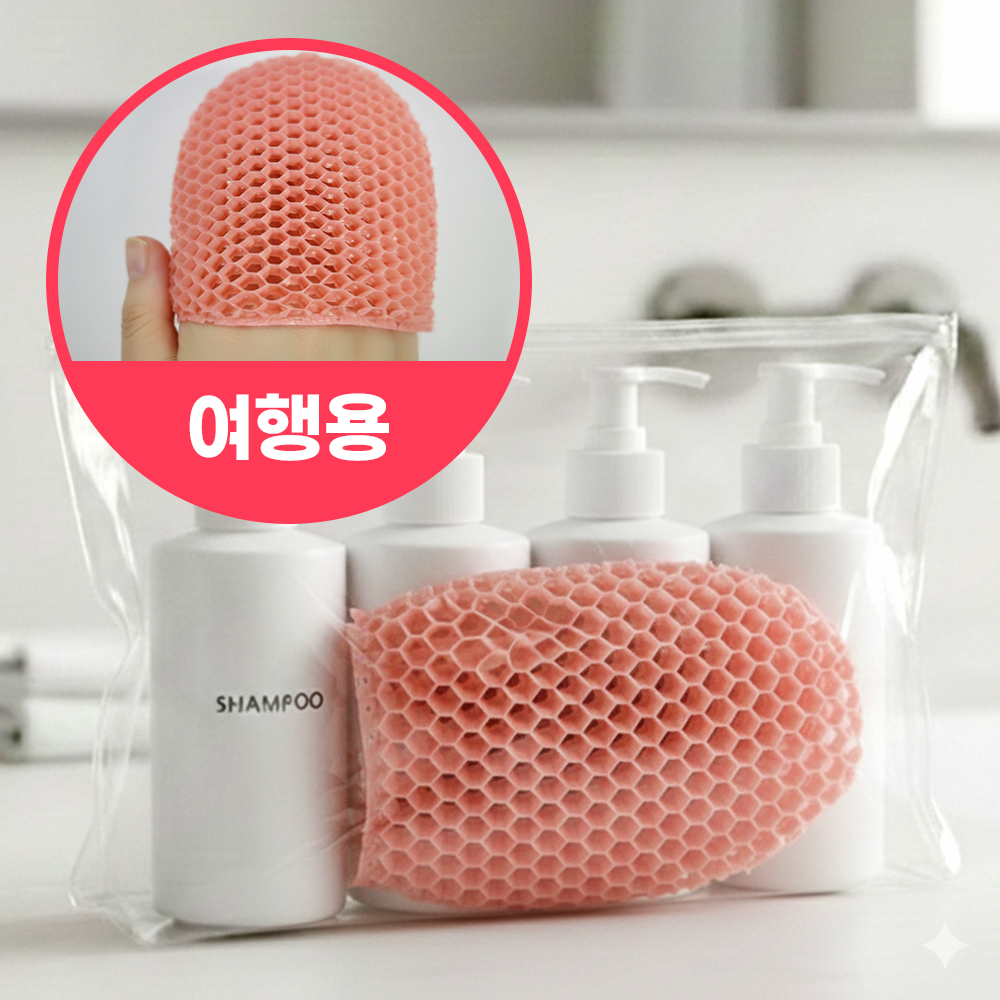 소소한다람쥐 각질제거 샤워스크럽 목욕장갑, 1개, 1개입, 미니 핑크 17,800원