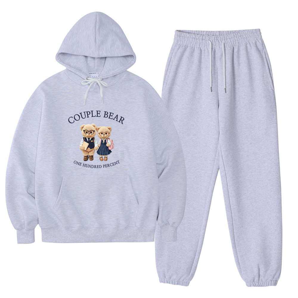 O.H.P원헌드레드퍼센트 작품을 입는다 오버핏 헤비 후드+조거팬츠 셋업 BEST6 111,340원