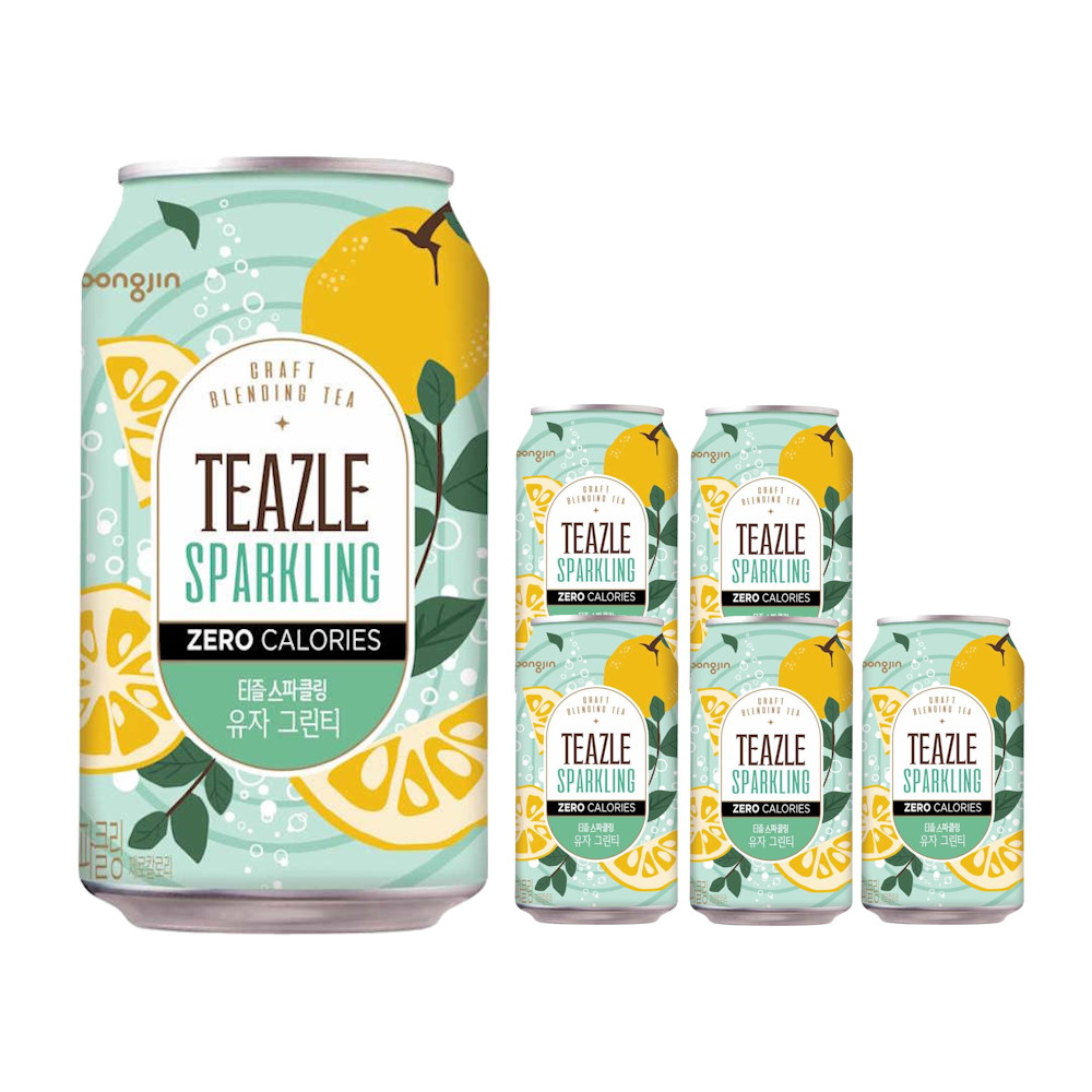 티즐 스파클링 제로 유자그린티 340ml 7,400원