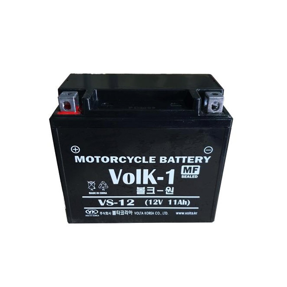 VS-12 12V 11Ah 오토바이 배터리 네오포르테 로드윈125 미라쥬인젝션 STX12 YTX12 10Ah 호환 밧데리 30,370원