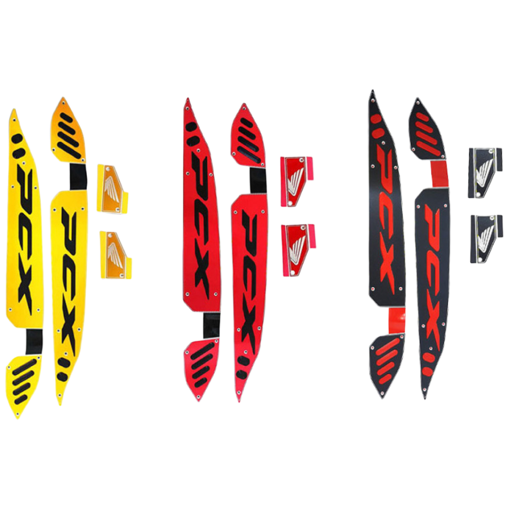 PCX 더뉴 카로스 발판 좌우세트 국산 미끄럼방지 혼다 18-20년, 1개, 3.블랙 54,450원