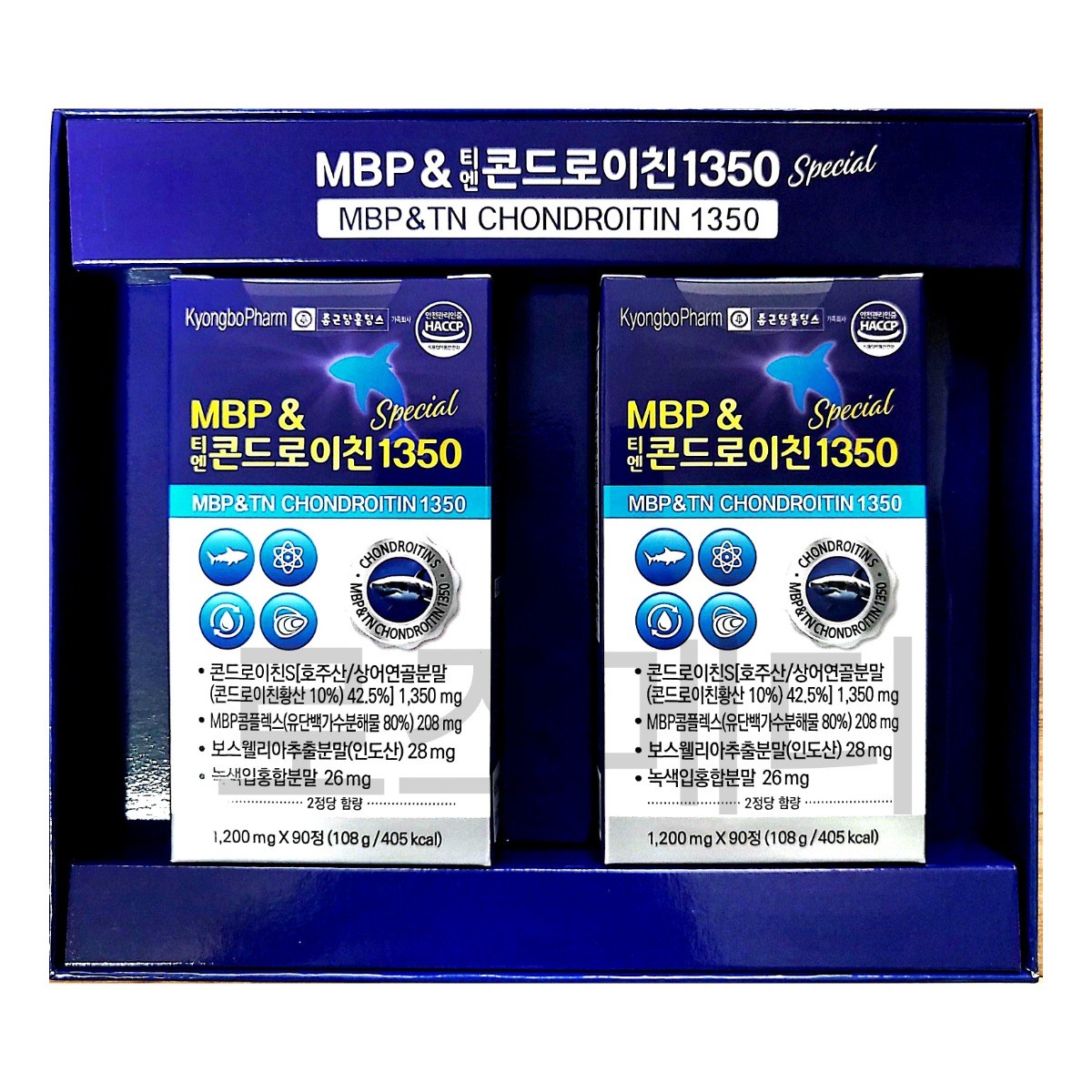 종근당홀딩스 티엔 MBP 앤 콘드로이친 1350 180정(3개월분) 상어연골, 1박스, 90회분 52,500원