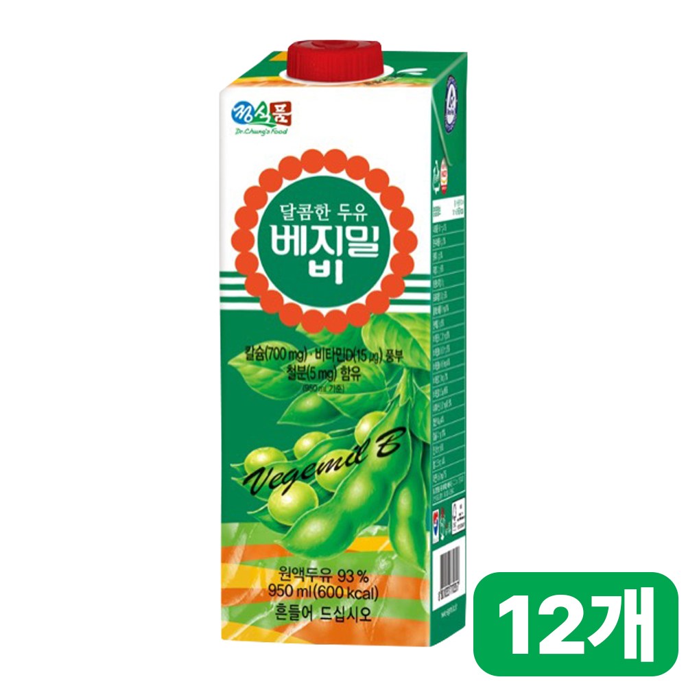 [청년의희망] 정식품 베지밀 달콤한 베지밀 비 B 큰용량 31,900원