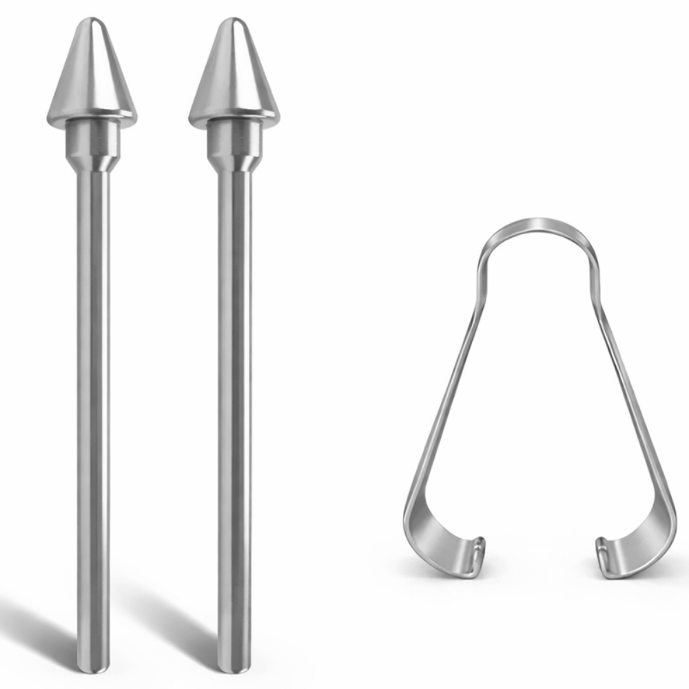 갤럭시탭 S11 울트라 S펜 메탈 펜촉 반영구 세모촉 교체용 2개입, 1개, 실버 9,900원