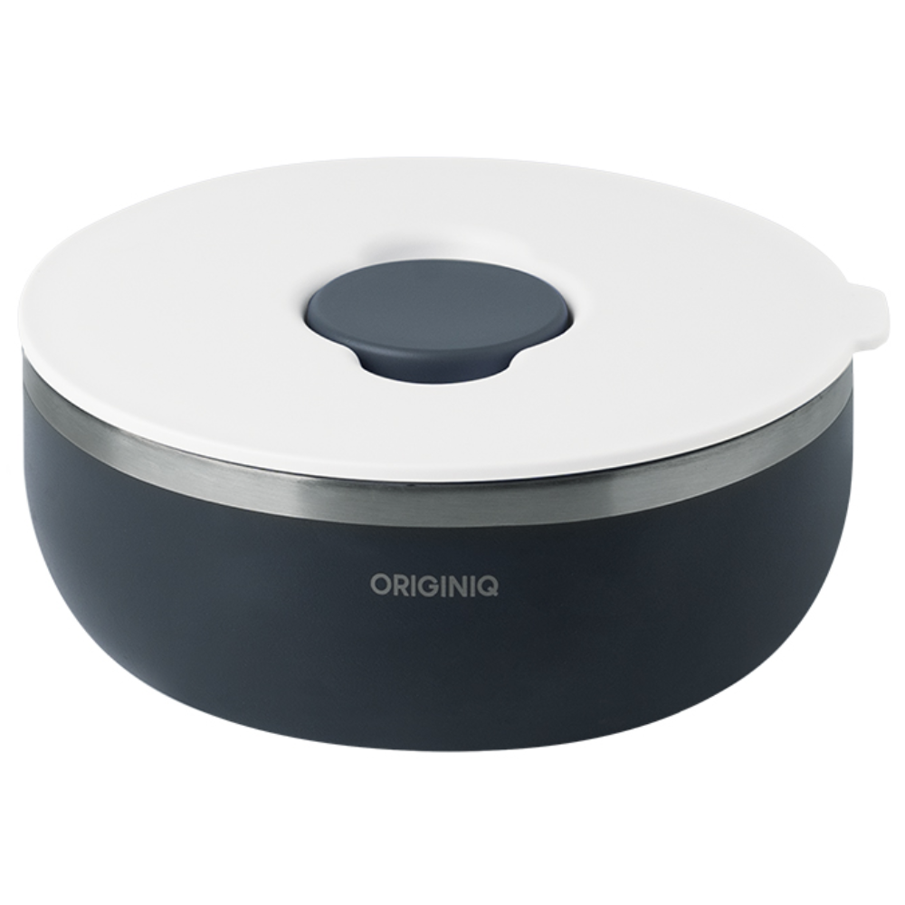 오리지니크 샐러드볼 스텐 그릇 파스타 시리얼 소스 요거트볼 단품, 다크그레이, 1개 46,900원