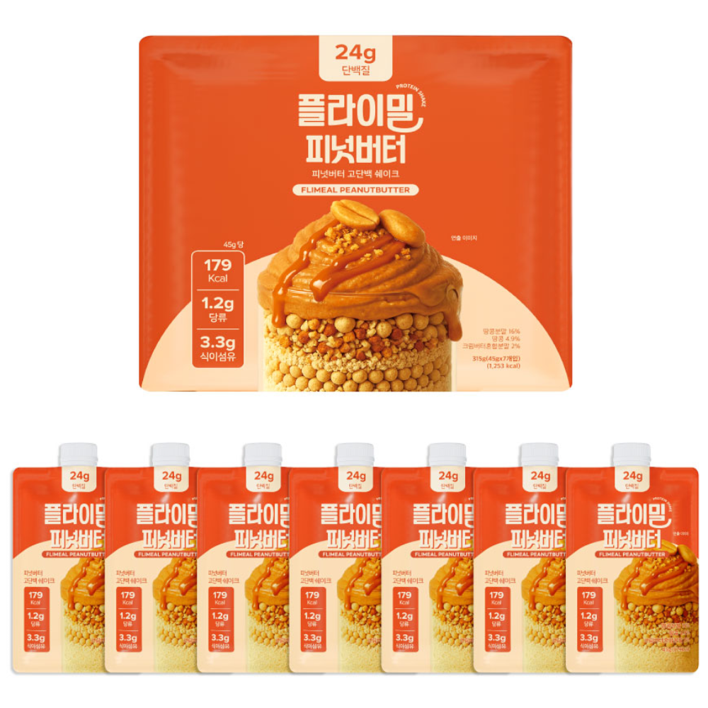 플라이밀 단백질 쉐이크 파우치 피넛버터맛 23,500원