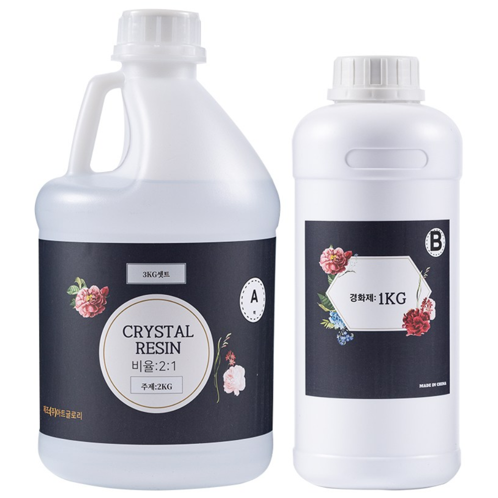 아트글로리 크리스탈레진 고투명에폭시 2:1 3kg셋트, 투명, 1개 54,000원