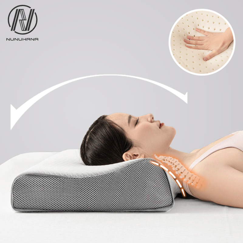 NUNUHANA 편안한 천연라텍스 경추베개+속커버 DM21 54,800원
