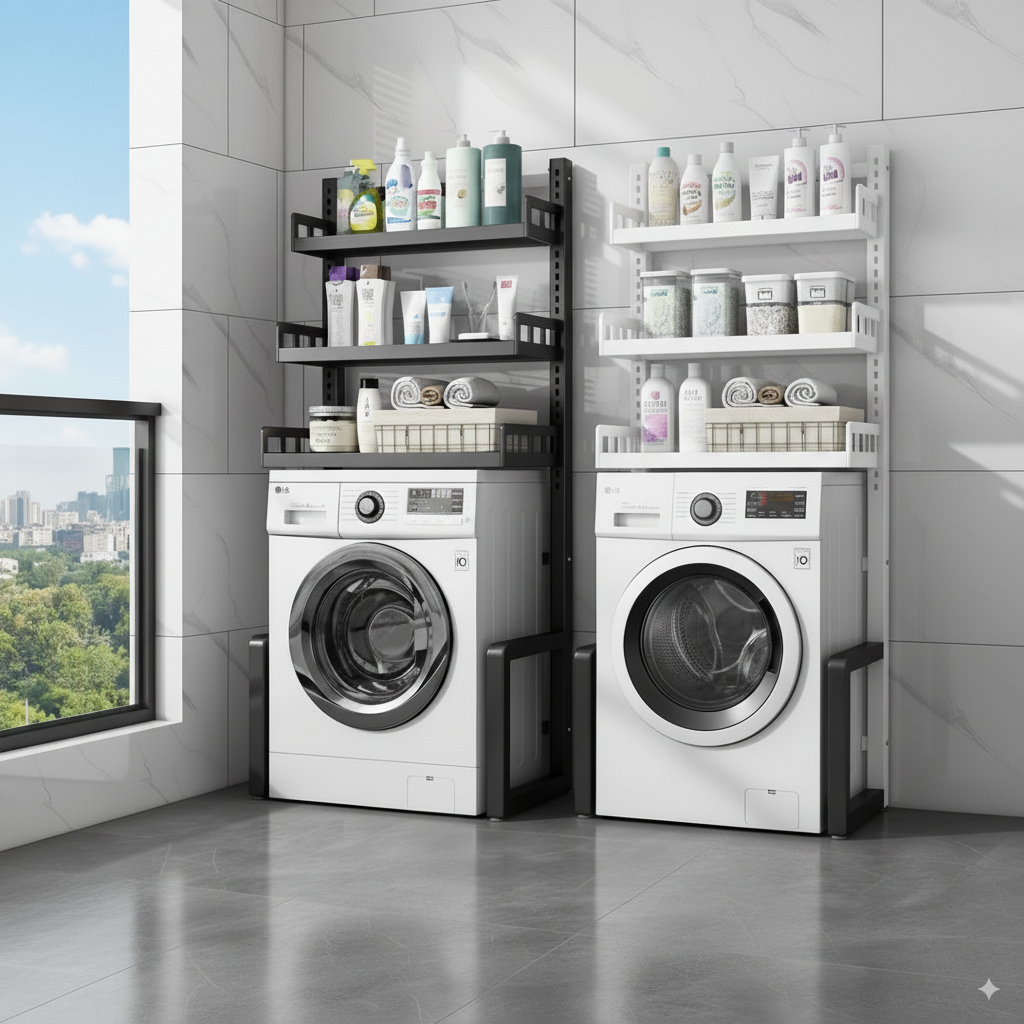 나무팩토리 튼튼한 탄소강 세탁기선반 건조기 다용도 수납 철제 선반 50,160원