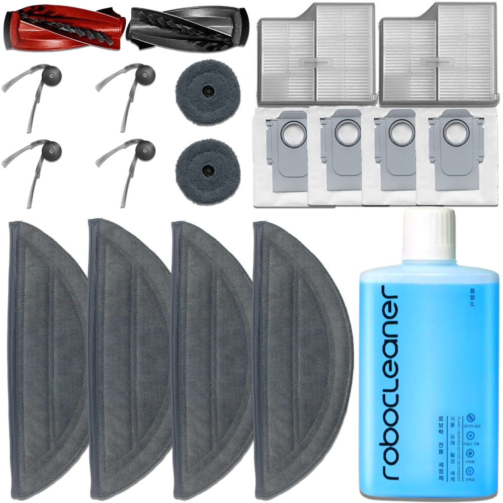 로보락 S9 Maxv Ultra 소모품 세제 물걸레 먼지봉투 필터 브러쉬 호환, 1개, 체험세트 39,800원