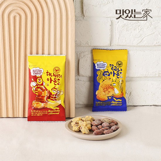 [산과들에] 허니버터아몬드/달고나아몬드 30봉 택1 16,900원