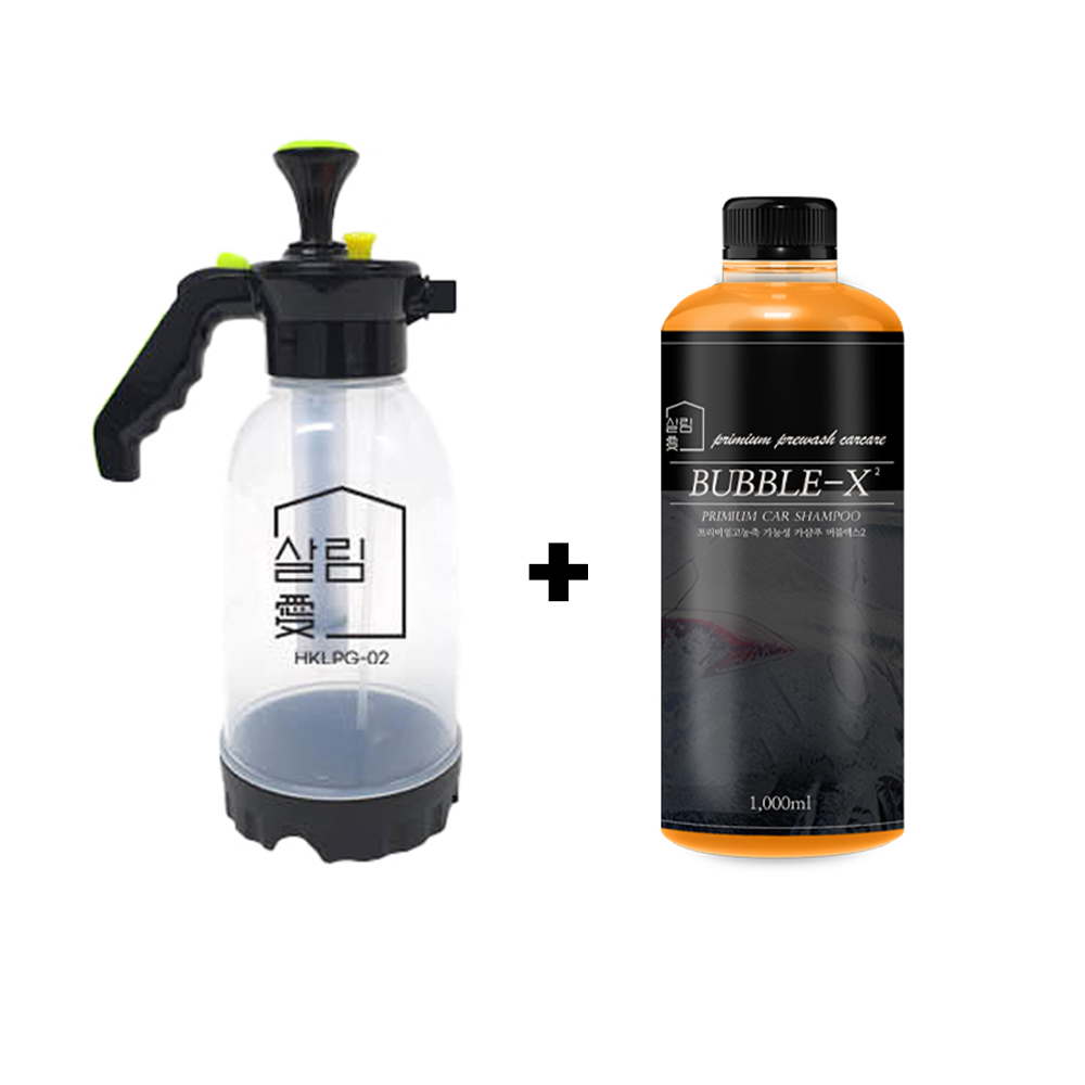 살림애 분사기 분사 직사 2in1 스노우폼 노즐 압축분무기 스프레이폼건 22,000원