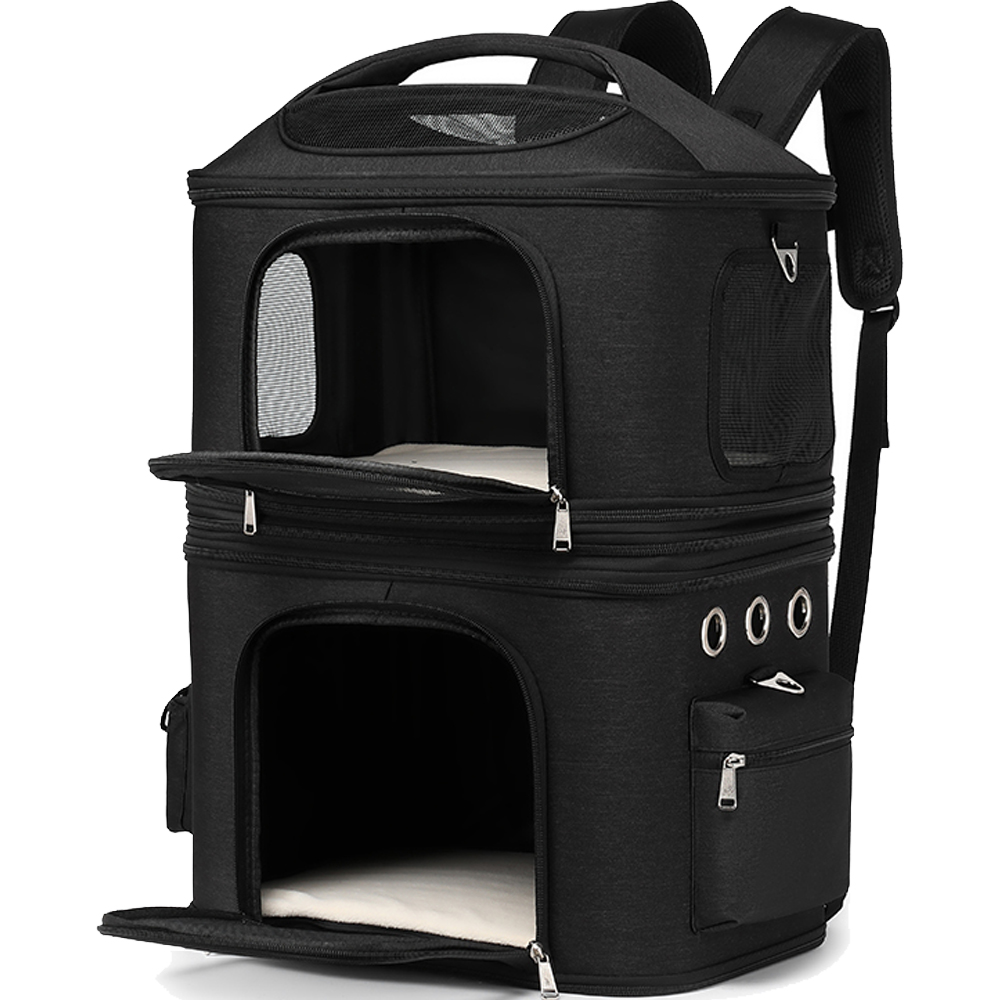 칠시 반려동물 2층 백픽, 블랙, 1개 77,300원