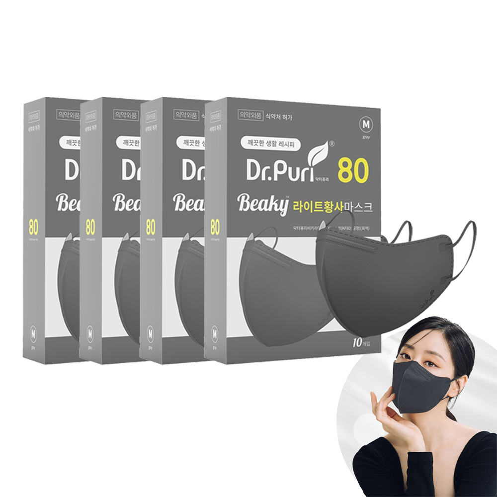 닥터퓨리 비키라이트 황사마스크 중형 KF80 21,530원