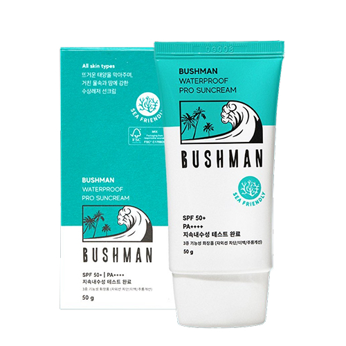 부쉬맨 워터프루프 프로 선크림 SPF50+ PA++++, 50g, 1개 16,490원