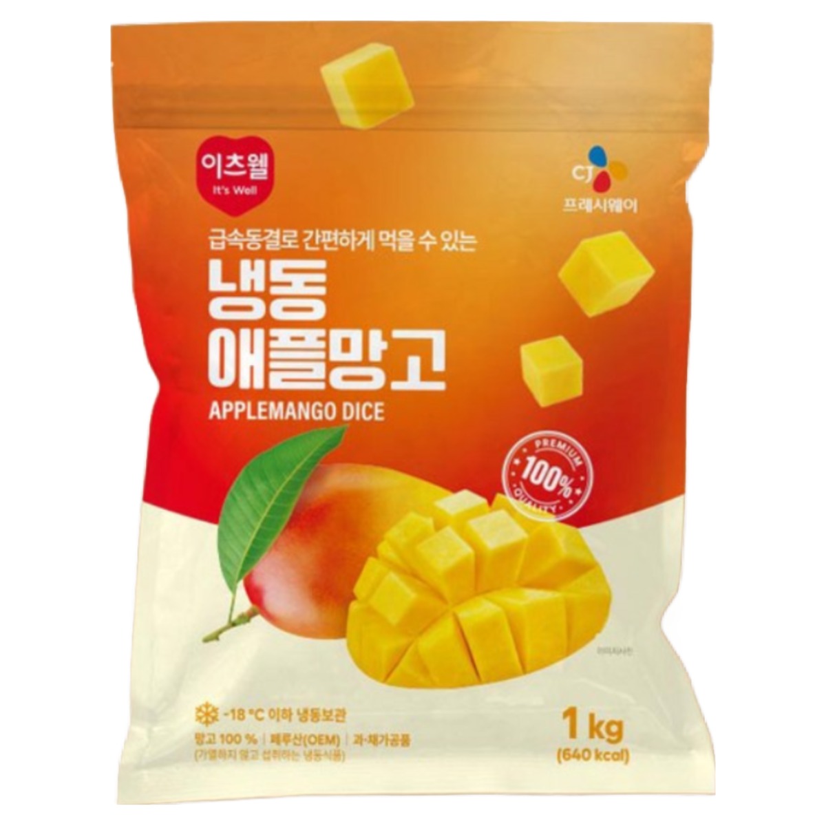 [CJ프레시웨이] 이츠웰 아이스 애플망고 1kg x 5개 23,900원