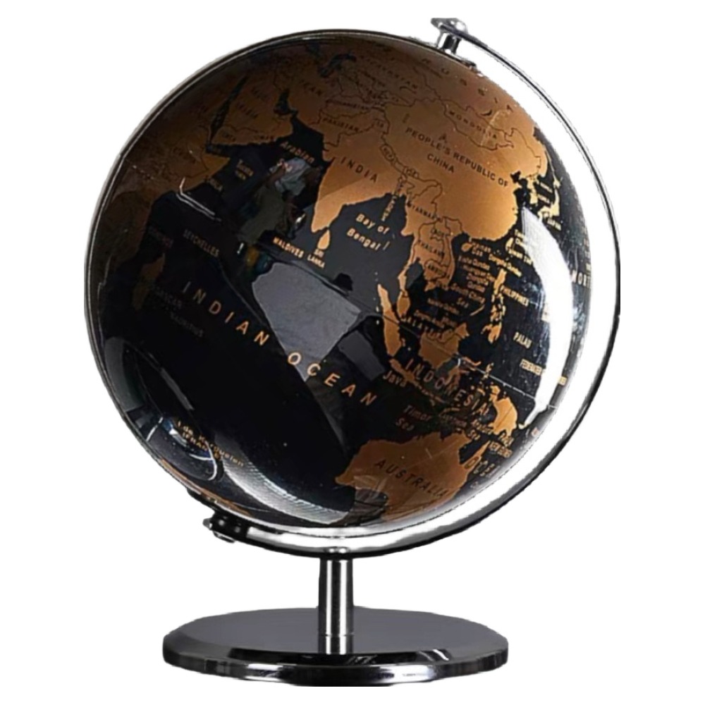 문구담 감성 인테리어 회전 월드맵 지구본 20cm, 05 블랙골드 45,500원