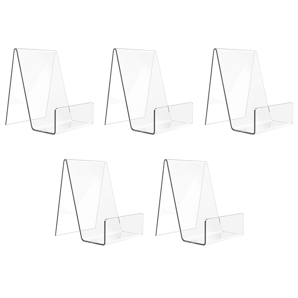 올굿리빙 투명 아크릴 스탠드 거치대 5개, 투명 11,900원
