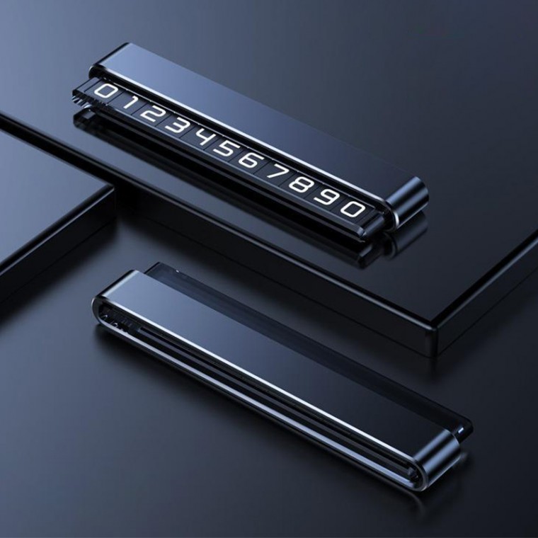 프라픽 자동차 주차번호판 시크릿 듀얼 메탈 전화번호 알림 12,510원