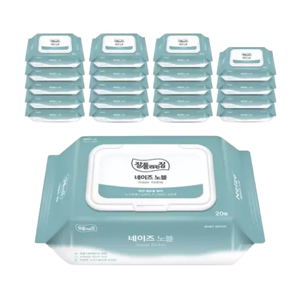 미래생활 네이즈 노블 휴대용물티슈 캡형 20매X20팩 24,530원