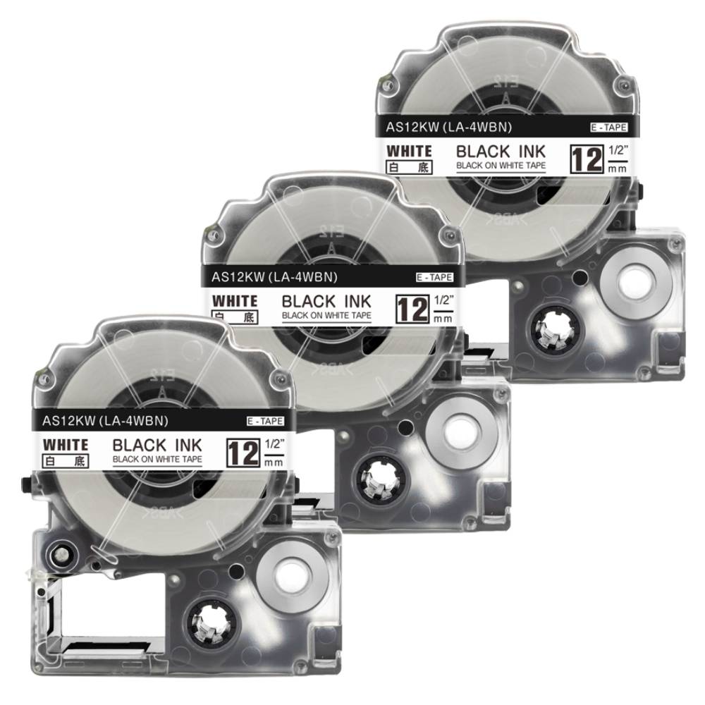 우리네라벨 엡손 라벨프린터 테이프 12mm 3개 세트 모음전 리라쿠마 라벨기 프린터기 호환 LW-K200BL LW-K200PK LW-C410 LW-C610 LW-K200BK 14,860원