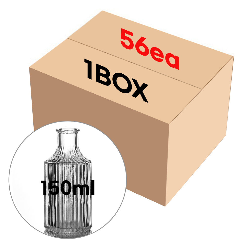 메리고 디퓨저 150ml 56개 1BOX 공병 디퓨져 만들기 용기 화병 꽃병, 56개, 150ml 73,100원