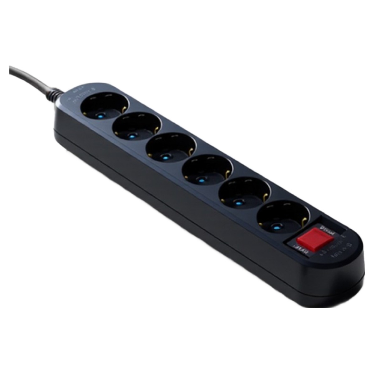 과부하차단 고용량 멀티탭 4000w 16A 냉장고 에어컨용 콘센트 블랙 6구 10,840원