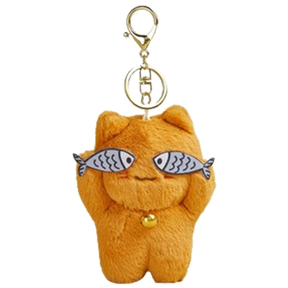 크군 데일리 액세서리 생선고양이 키링, 1개, 치즈 고양이 12,500원