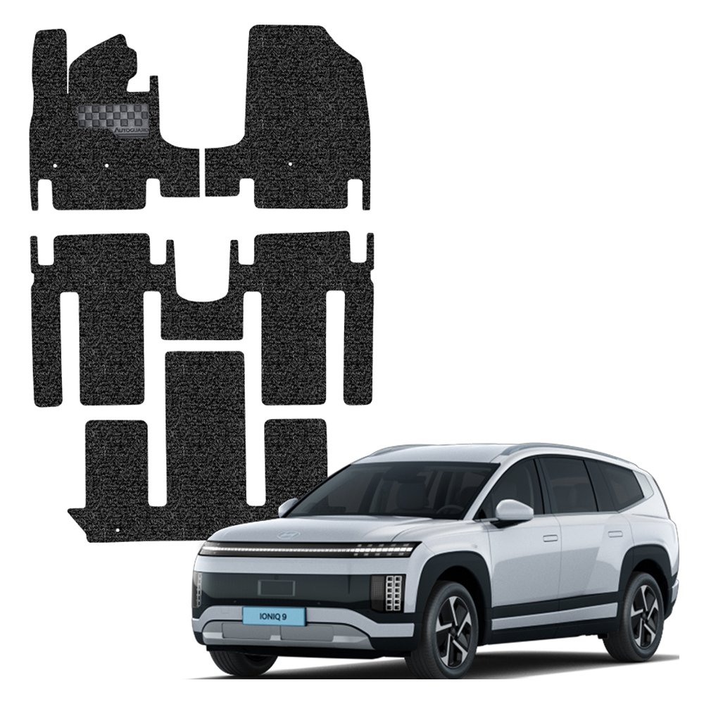 오토가드 체커보드 와이드 발판 자동차 코일매트 확장형 1+2+3열 세트 88,000원