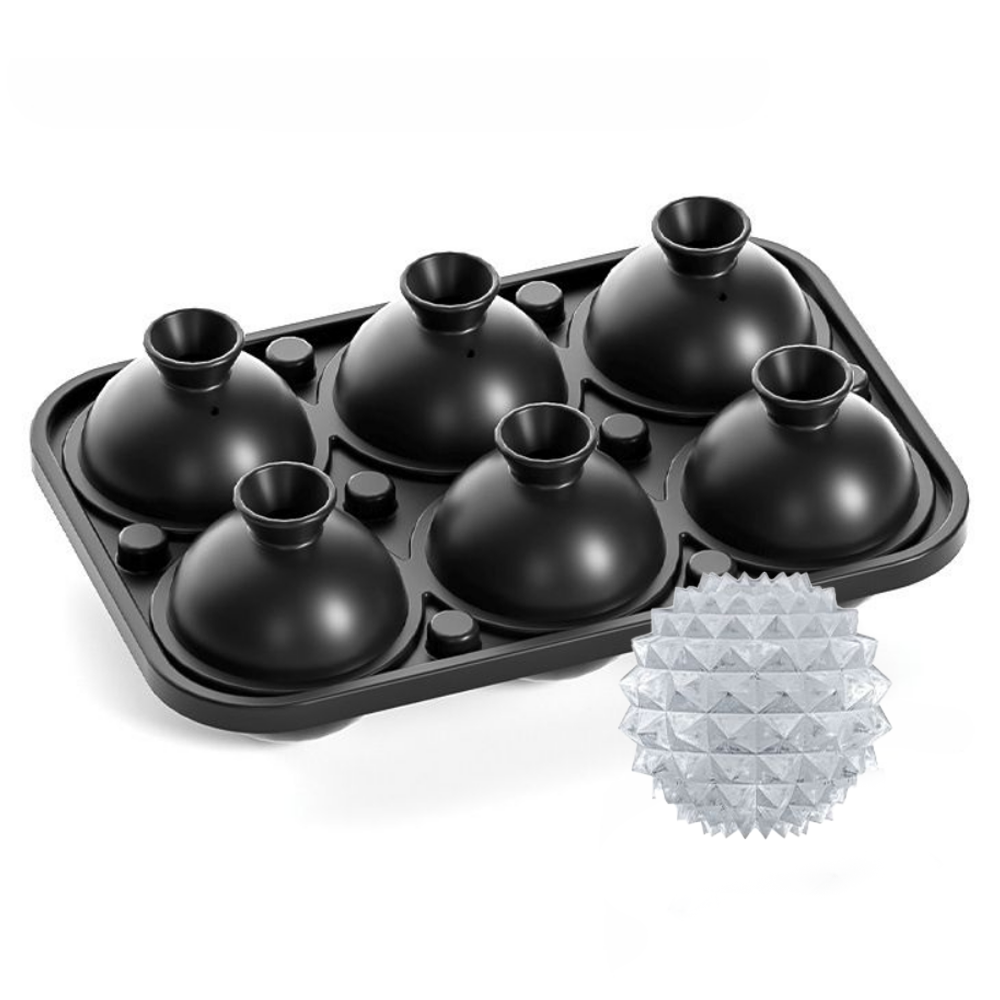 봄아리 실리콘 아이스 큐브 대형 볼 위스키 원형 얼음틀 6구, 단일색상, 1개 11,750원