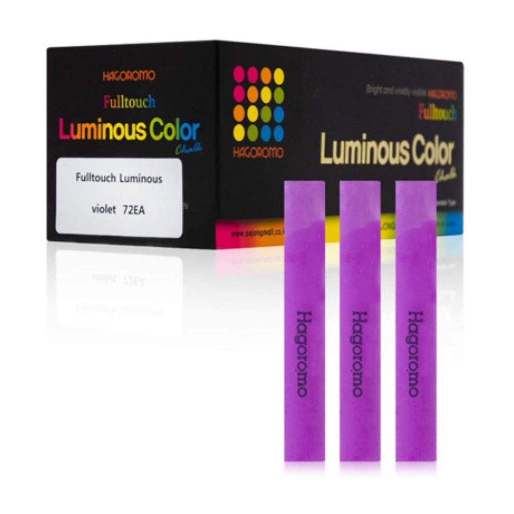 하고로모 Fulltouch 탄산형광 분필 단색 칼라 혼합 특수코팅 최고급 분필 72본 1통 49,600원