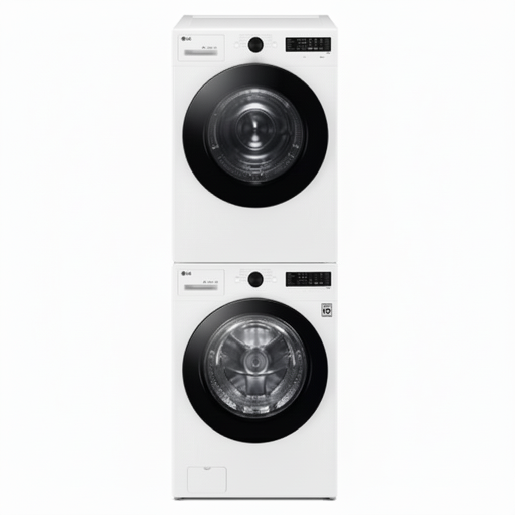 LG전자 트롬 오브제컬렉션 세탁기 + 건조기 + 스태킹키트 세트 KFG19WN-8WN 19kg + 18kg 방문설치 2,930,000원