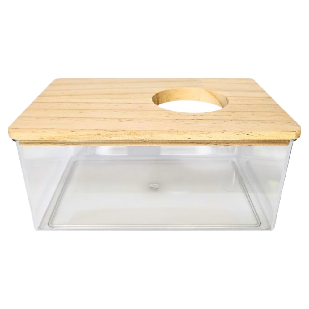 루나벨 햄스터 사각 목욕실 아크릴 L, 1개, 혼합색상 13,600원