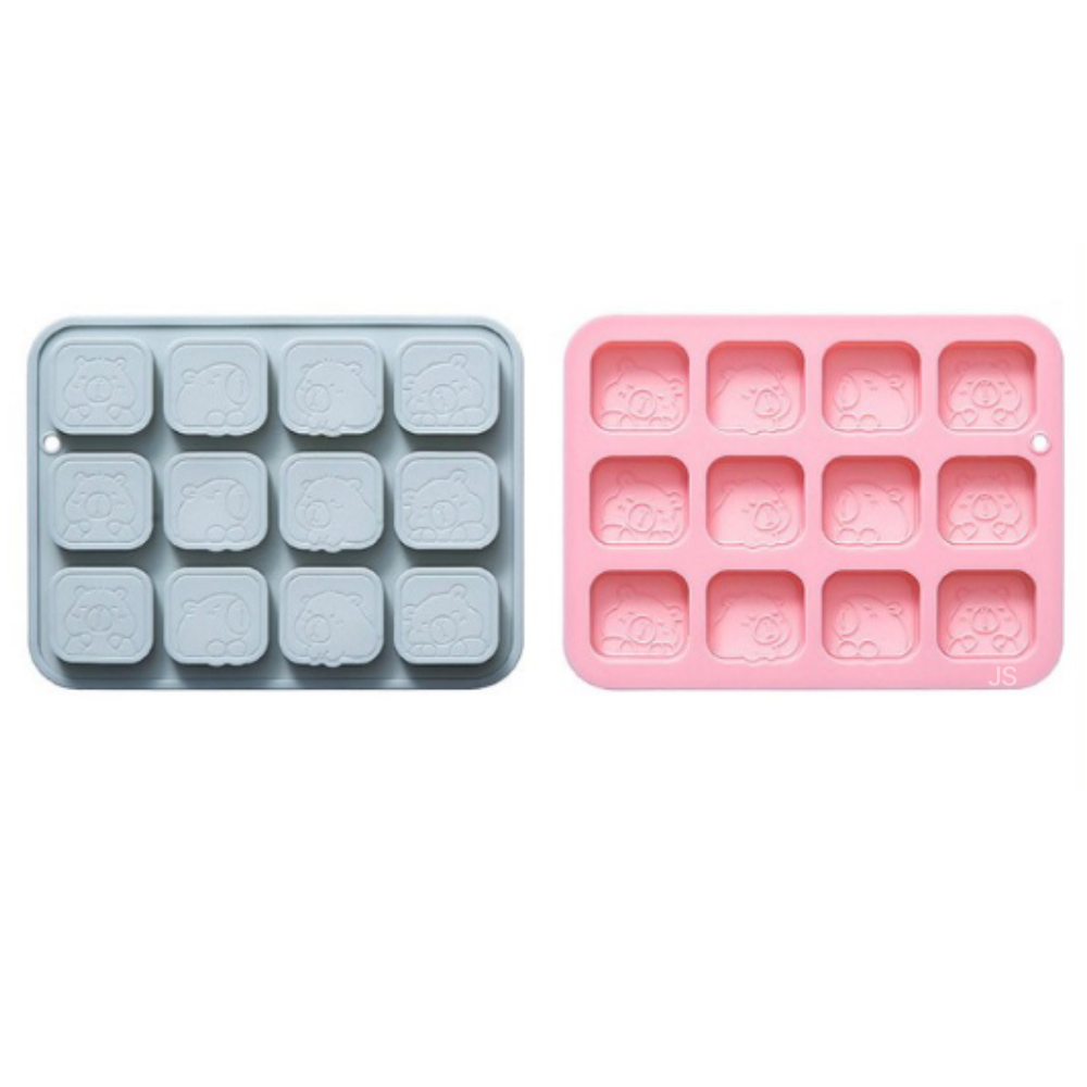 이홈베이킹 카피바라 사각 실리콘몰드 12구 32,500원