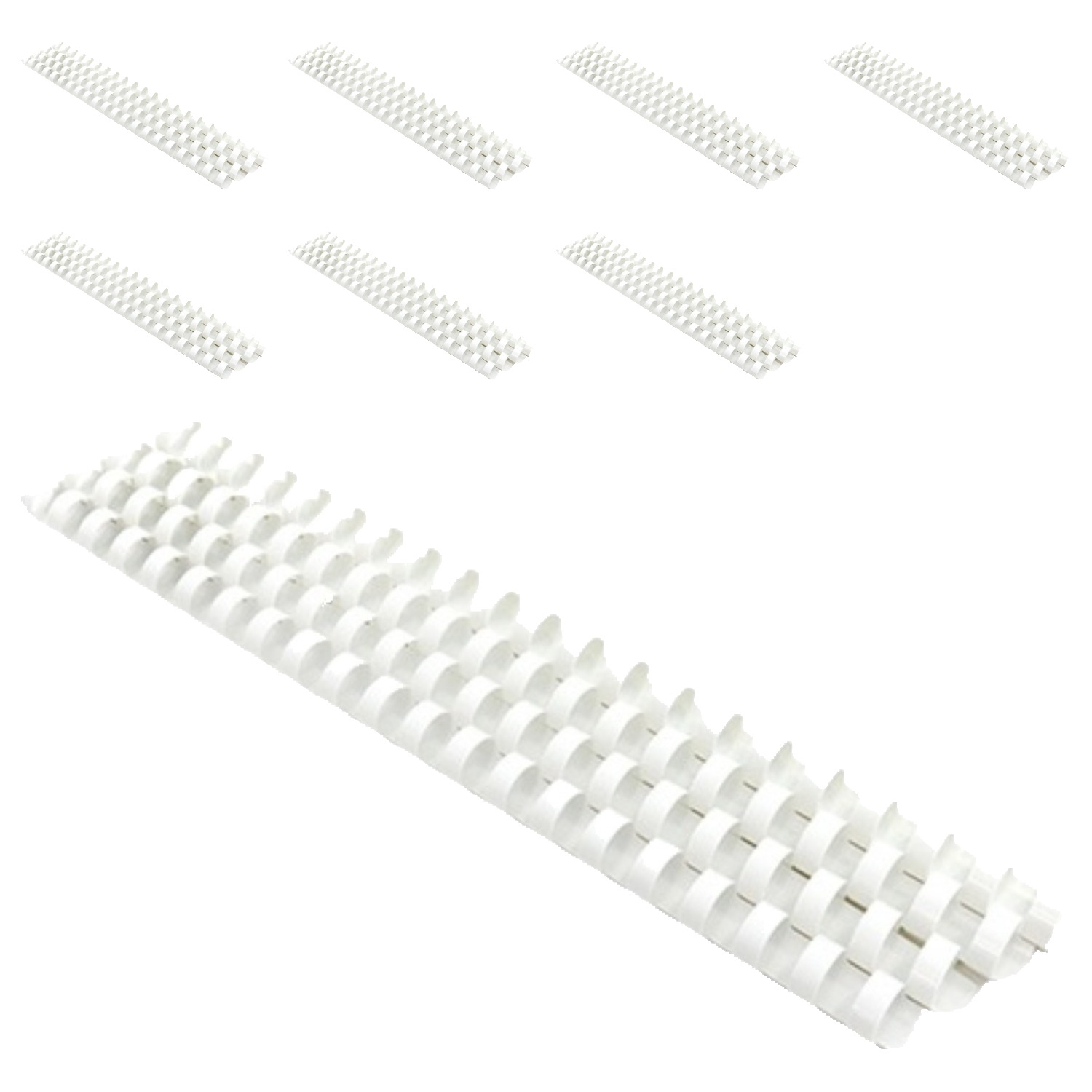 코라미 21홀 플라스틱 제본링 50개입 10,120원