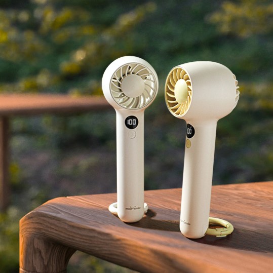 모두스마일 휴대용선풍기 미니 손풍기 핸디 손선풍기, 베이지+화이트 25,900원