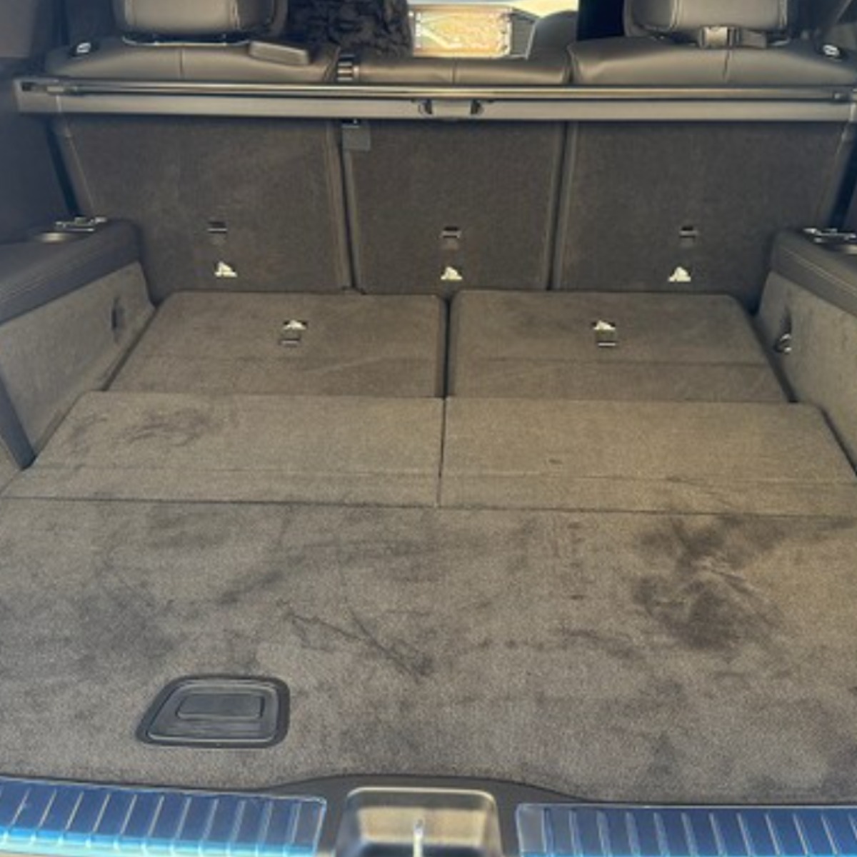 리얼핏 벤츠 GLS X167 카본디자인 논슬립 3D 트렁크매트 호환, 블랙, GLS X167 55,000원