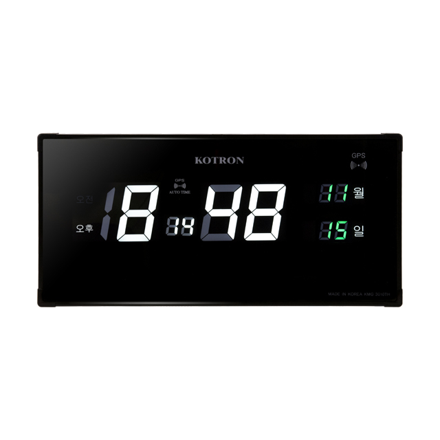 코트론 KMG-3010 온도계 GPS 위성 전파수신 자동 벽시계 99,000원