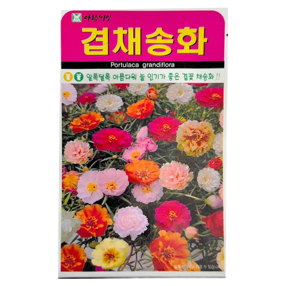 아람종묘 겹채송화 꽃 씨앗 1000립 3,140원