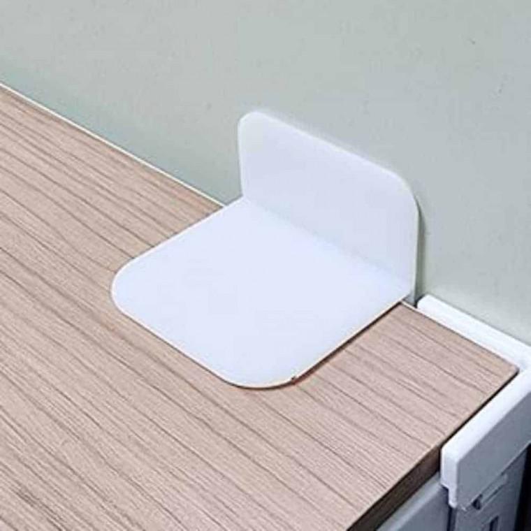 전도방지 클립 2p 벽대고정 책상고정 가구부속 선반고정 책장고정 1,340원