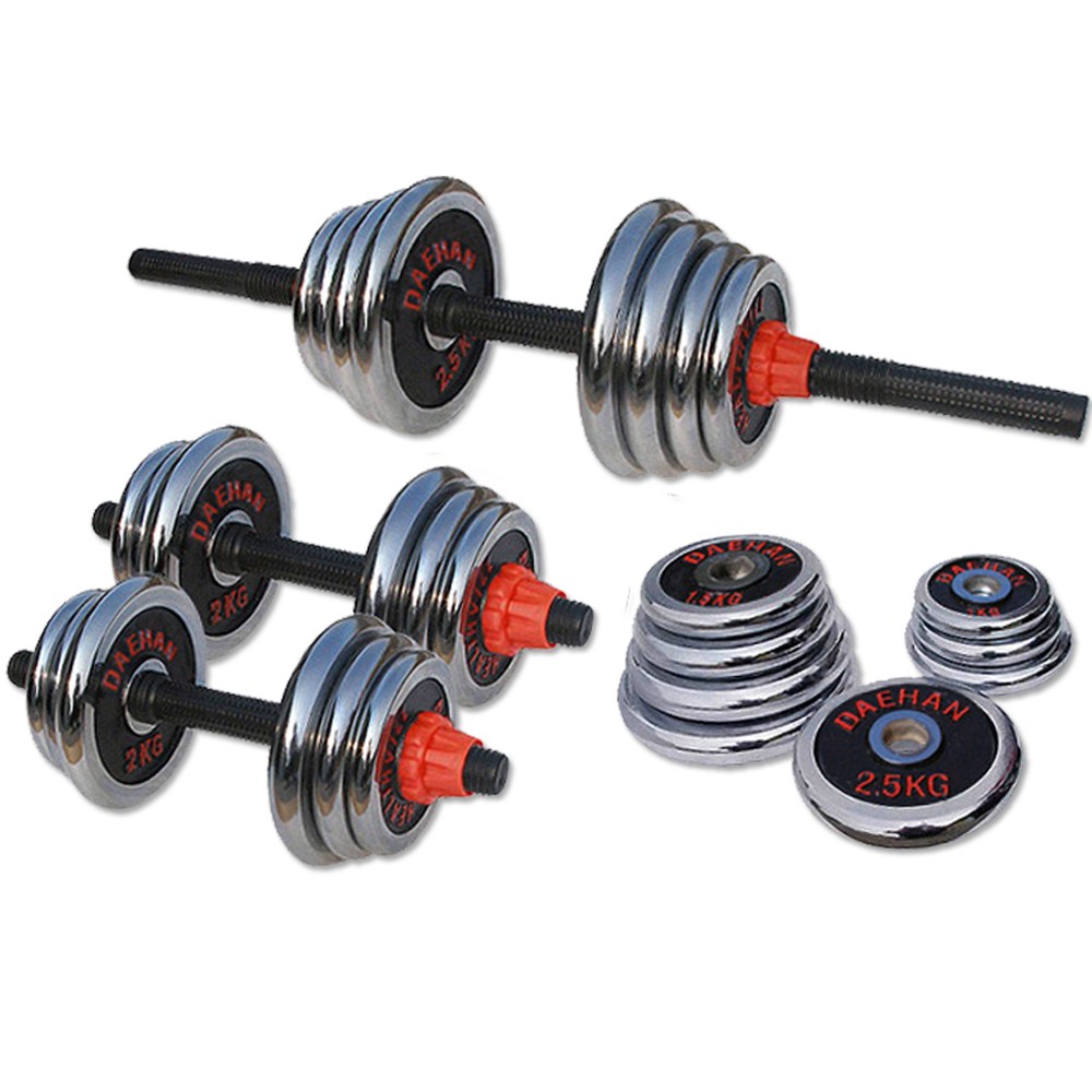 대한스포츠 크롬 조립아령 세트, 16kg, 1개 60,360원