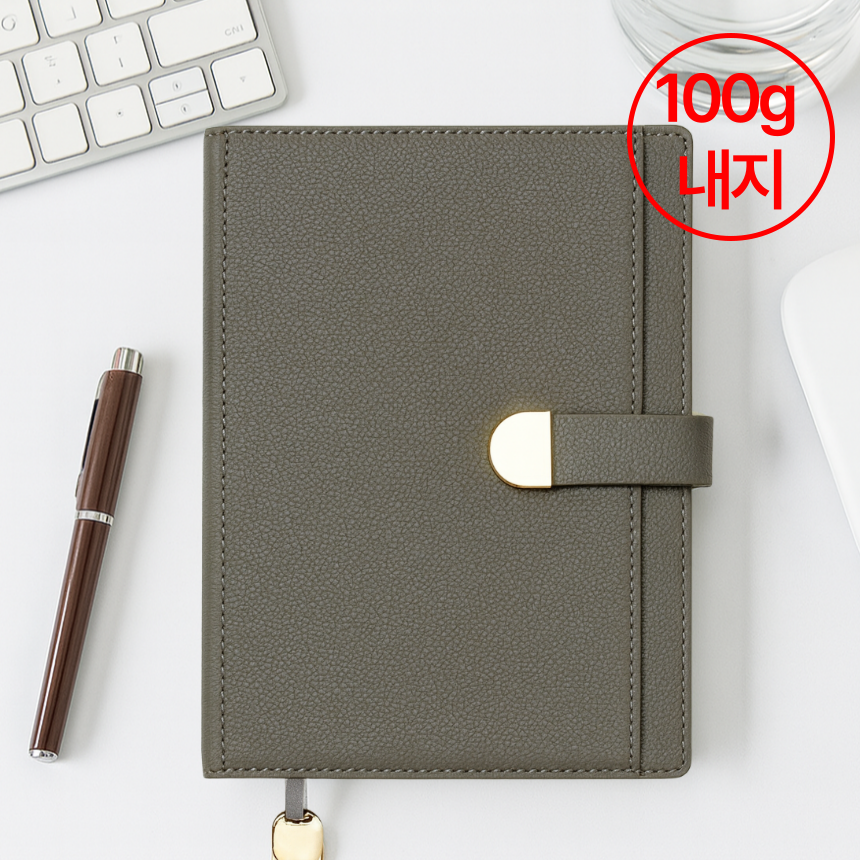 프라임그래피 고급 A5 업무용 필사 다이어리, 차콜그레이 17,300원