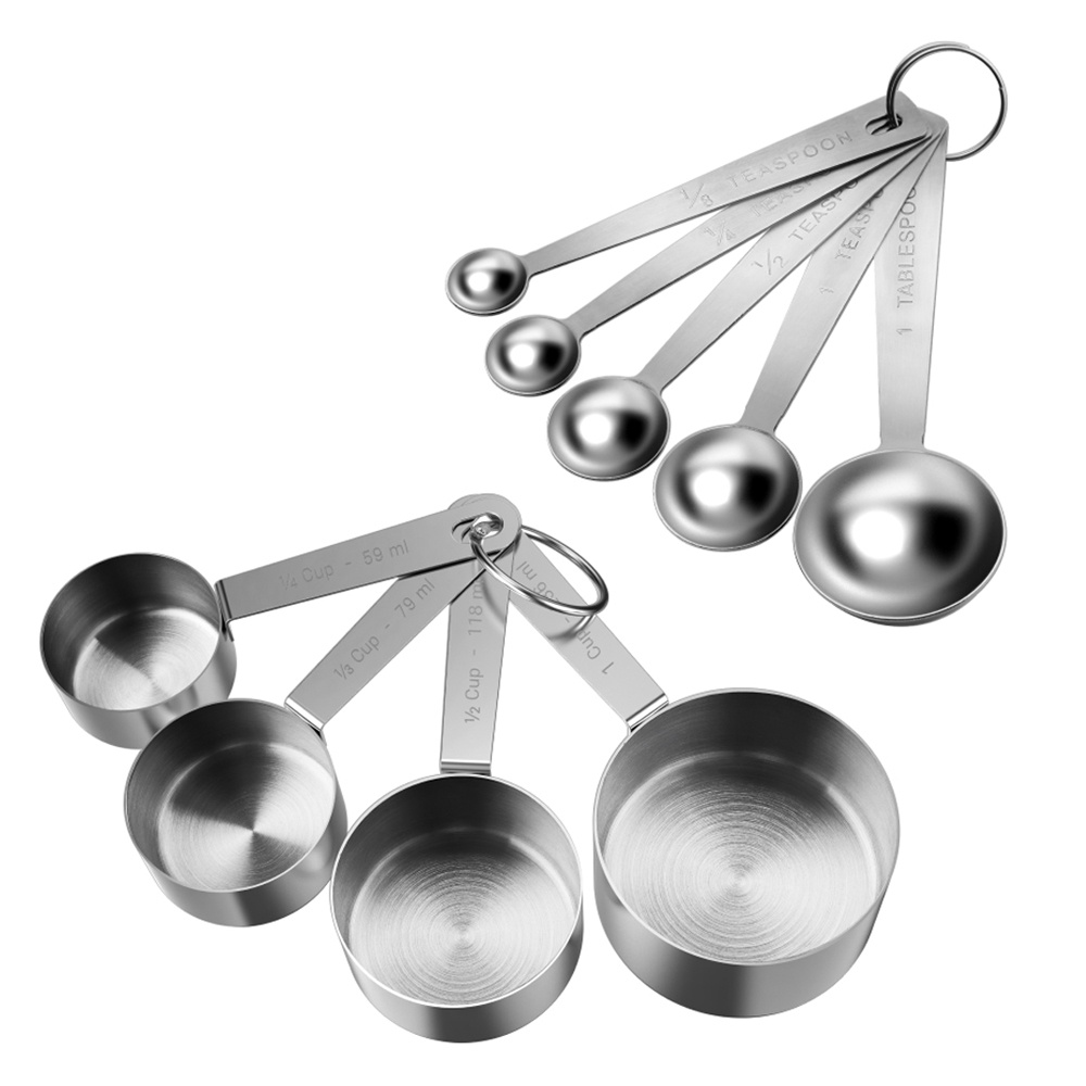 바겐슈타이거 스텐304 계량 스푼 5종 + 계량컵 4종 세트, 9종, 1세트 401,710원