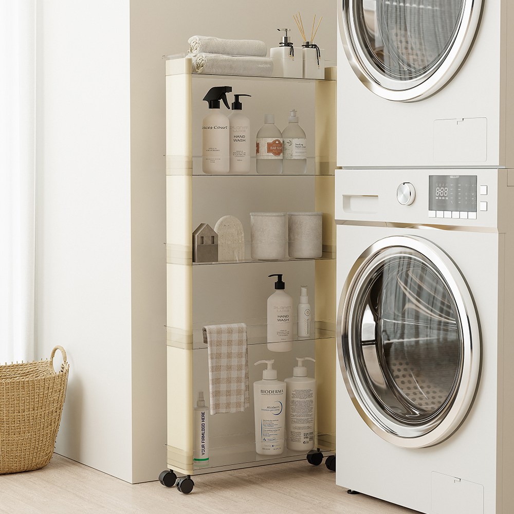 홈비 한뼘 틈새 이동식 트롤리 선반 62,900원