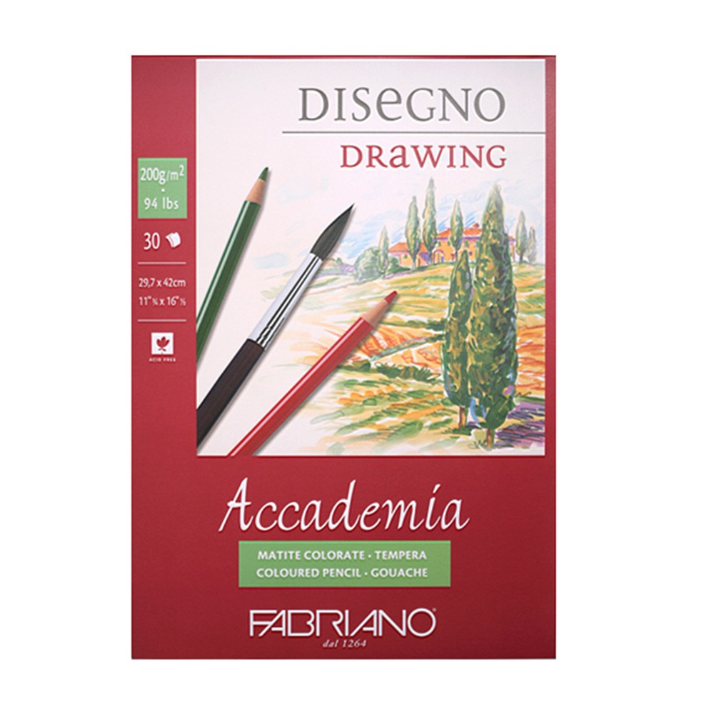 파브리아노 아카데미아 스케치패드 AC06 (A3/200g/30매), A3, 30매, 1개 13,900원