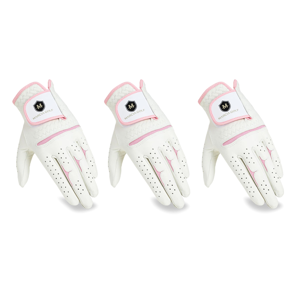 Marcia 골드M 올양피 골프장갑 여성용, 밝은그레이, 1세트 18,600원
