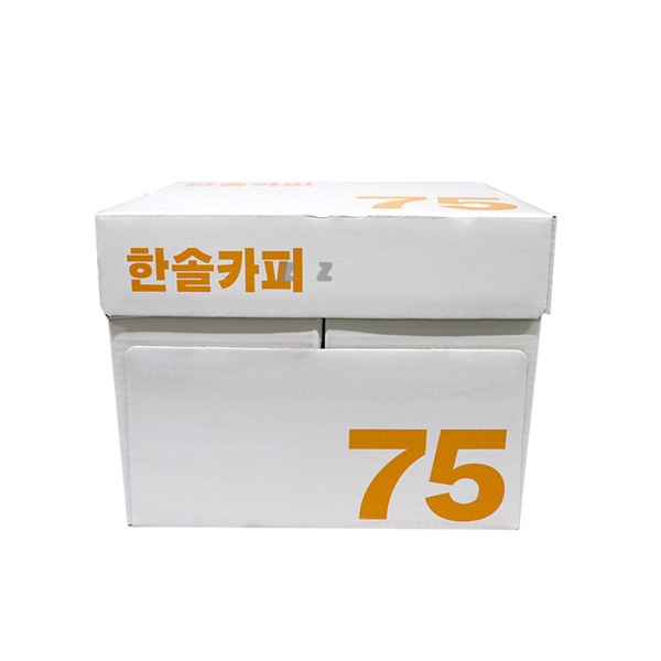 IS 한솔카피 75g 2500매, 8박스, A4 375,500원