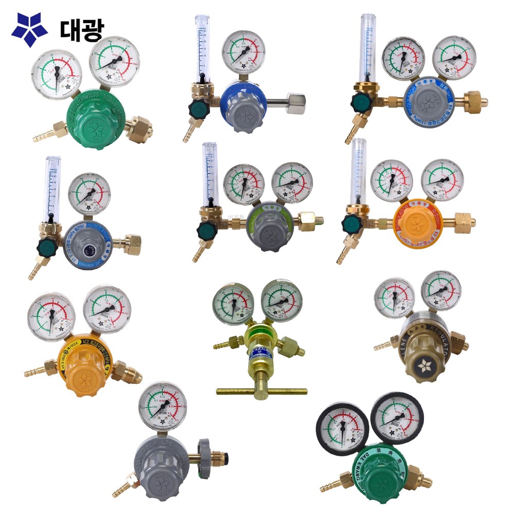 대광 게이지 조정기 레귤레이터 산소 아세틸렌 OX AC LPG CO2 알곤 질소 에틸렌 133,360원