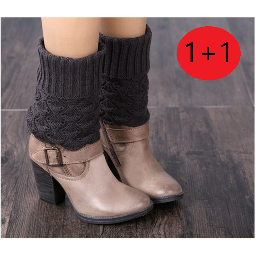 [대륜]  여성 니트 발목토시 레그워머 다리워머 무릎토시 방한 발토시 1+1 2세트 4P 21,700원