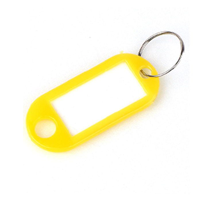제이앤씨 네임택 열쇠고리 엘로우 50원